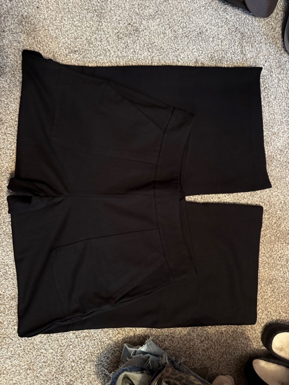 Zac & Rachel Black Crop Wide Leg Pants